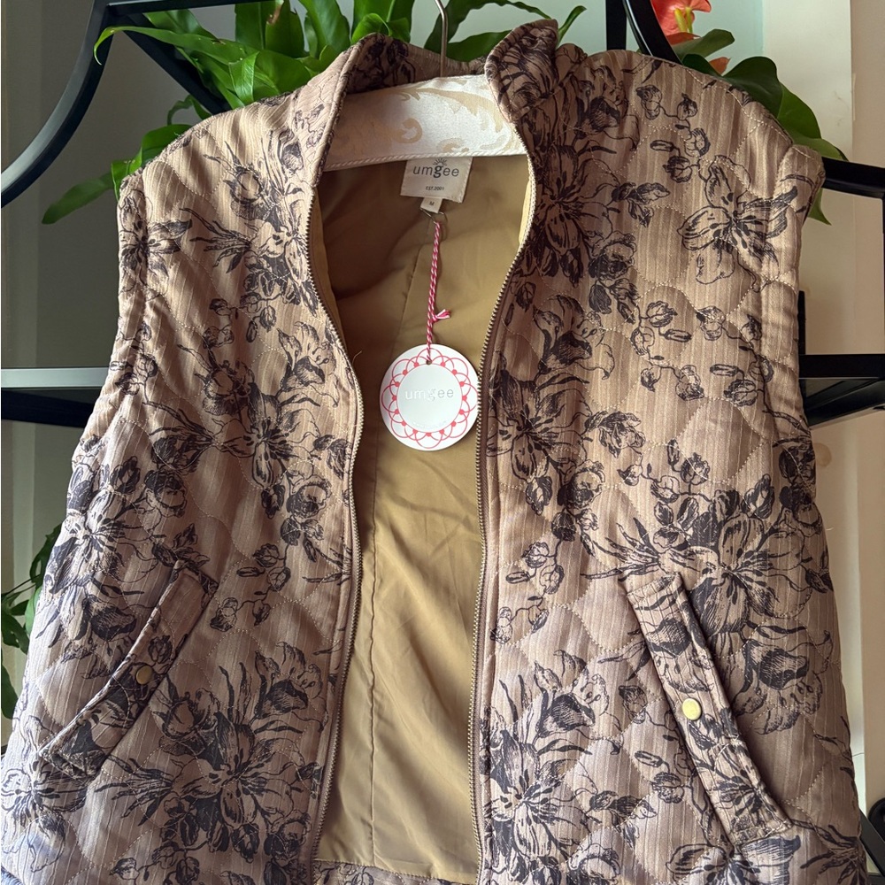 Floral Quilted Vest